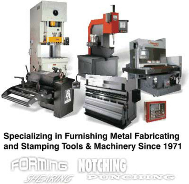 A picture of metal working machinery.